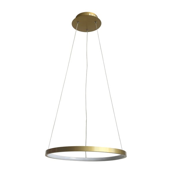LED viseča svetilka v zlati barvi ø 40 cm Lune - Candellux Lighting