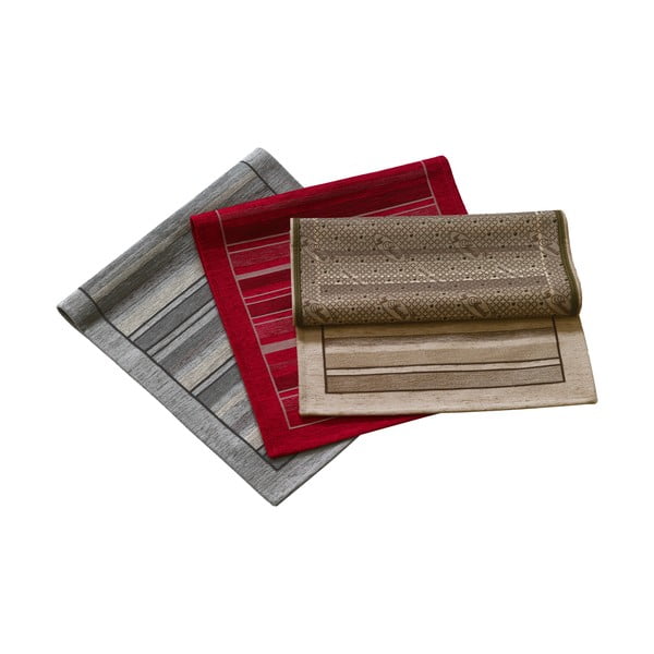 Rdeč tekač Floorita Velur, 55 x 115 cm-image-3