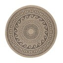 Črno-bež okrogla zunanja preproga ø 120 cm Comilla – Ayyildiz Carpets