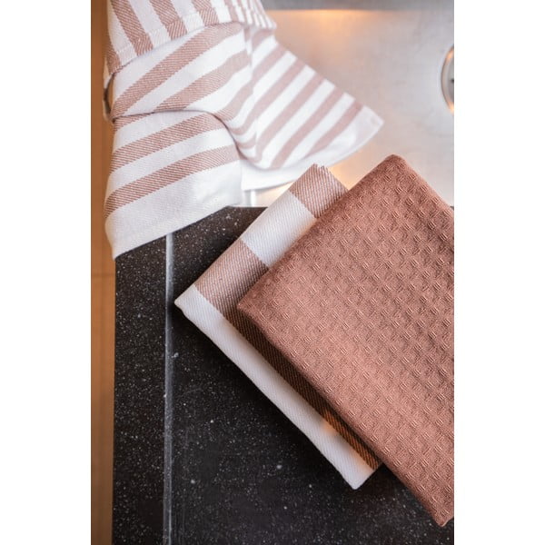 Bombažne kuhinjske krpe v kompletu 3 ks 51x74 cm Marra – Tiseco Home Studio-image-2