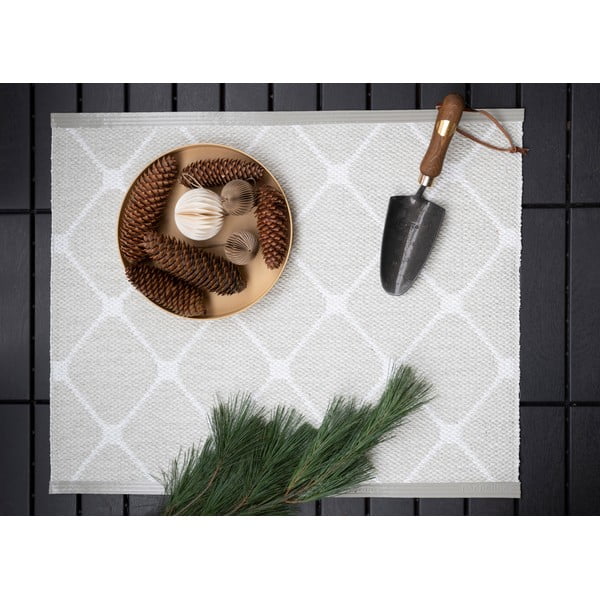 Svetlo siv/kremno bel zunanji in notranji tekač 70x160 cm Rex Fossil – Pappelina-image-3