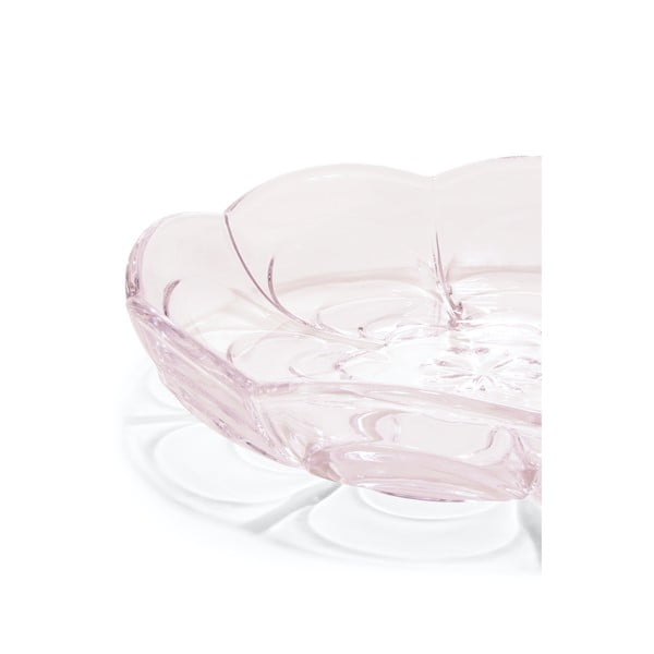 Svetlo roza desertni stekleni krožniki v kompletu 2 kos ø 16 cm Lily - Holmegaard-image-3