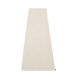 Kremno bel zunanji in notranji tekač 60x250 cm Mono Linen Vanilla – Pappelina
