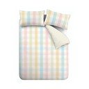 Posteljnina za zakonsko posteljo 200x200 cm Spring Check – Catherine Lansfield