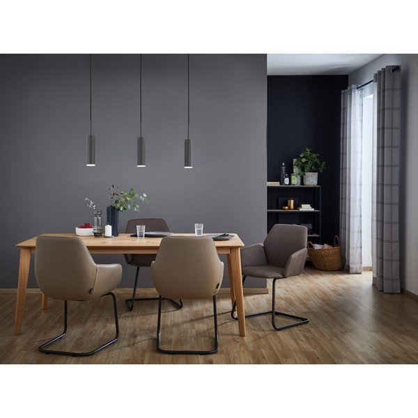 Črna LED zatemnitvena viseča svetilka Stina – Fischer & Honsel-image-1