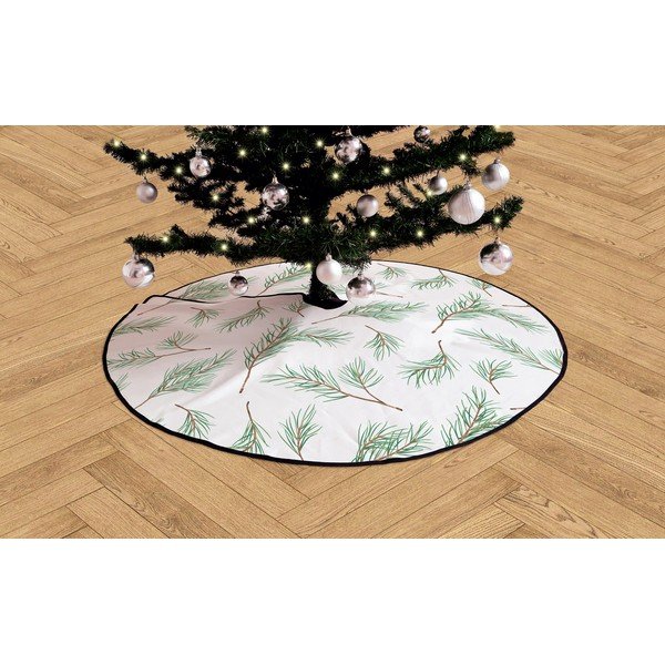 Bombažna preproga za pod božično drevo Butter Kings Fir Branches, ø 130 cm-image-2