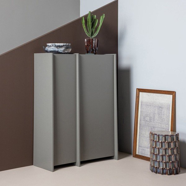 Keramična okrogla stranska mizica ø 35 cm Axu – WOOOD-image-1