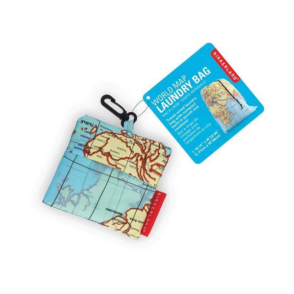 Potovalna vreča za perilo Kikkerland Maps-image-2