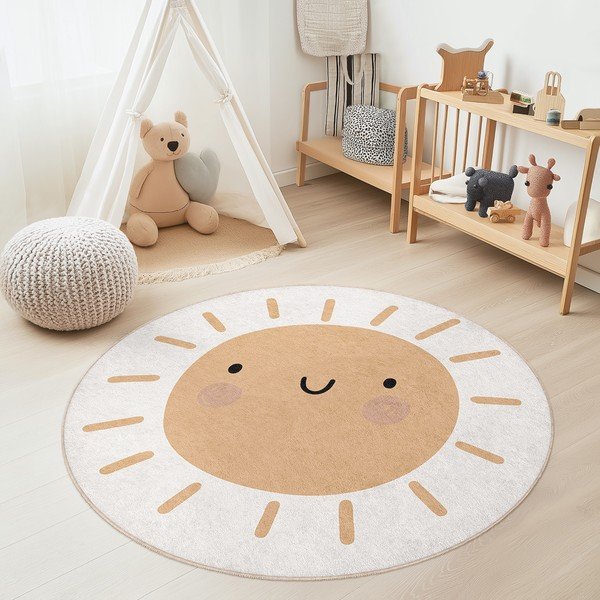 Pralna otroška preproga ø120 cm Sunny World – Mila Home-image-4