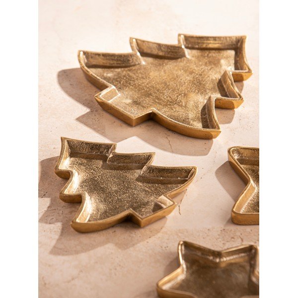 Kovinski dekorativni pladenj 24x23 cm Noelle Christmas Tree – Ladelle-image-1