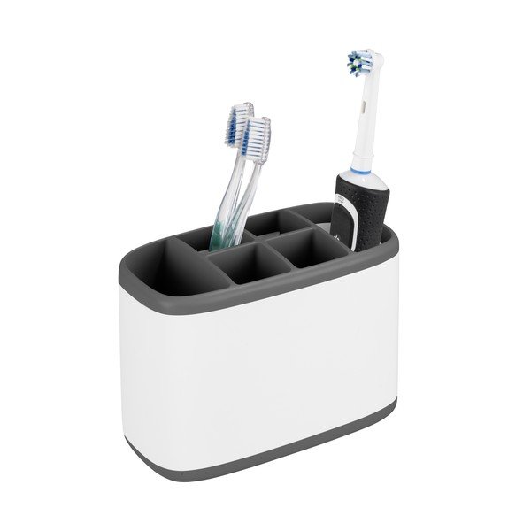 Bel plastičen kopalniški organizator za kozmetiko - Wenko-image-1