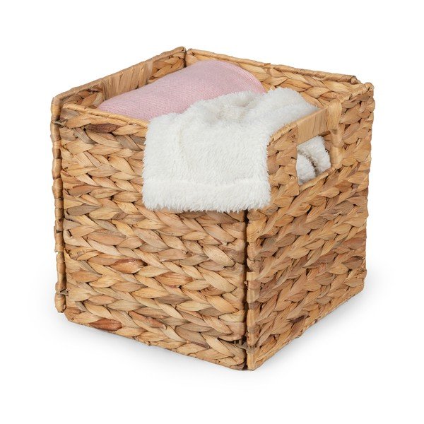 Košara iz vodne hijacinte 24x24x24 cm – Compactor-image-2