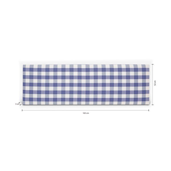 Modro oblazinjeno vzglavje 165x52 cm Billie – Really Nice Things-image-4