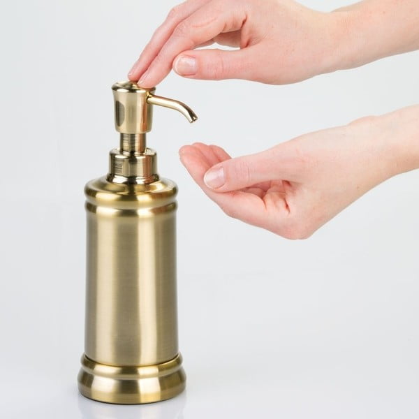 Dozirnik za milo iz nerjavečega jekla v zlati barvi iDesign Sutton-image-1