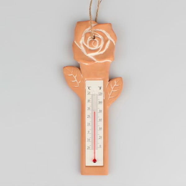 Keramični termometer Dakls Rose