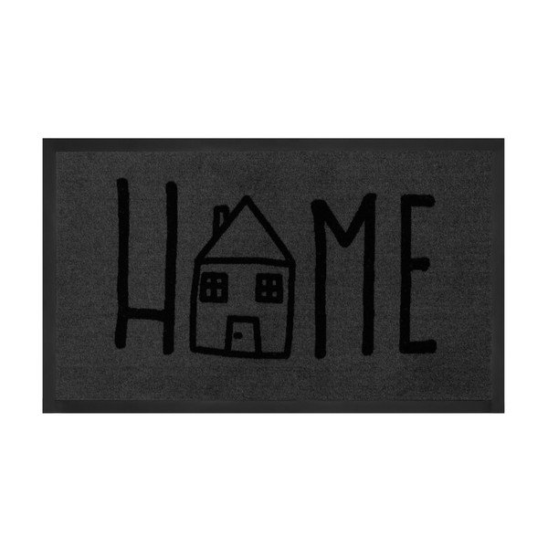 Podloga za vrata Hanse Home Gray House, 45 x 75 cm