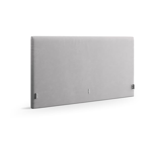 Svetlo sivo oblazinjeno vzglavje 150,5x100 cm Remo – Micadoni 