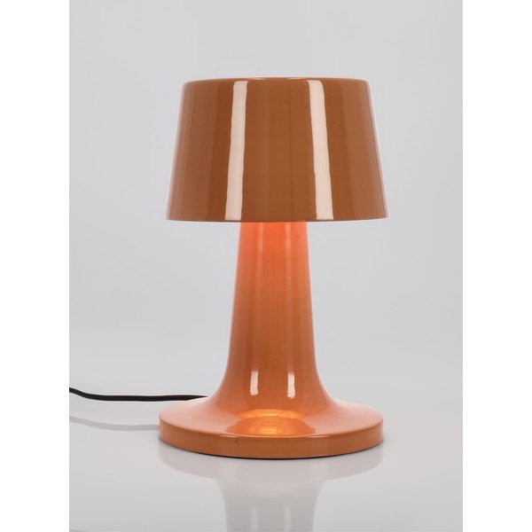 Oranžna kovinska LED namizna svetilka s kovinskim senčilom (višina 51 cm) Turner – Bizzotto-image-1