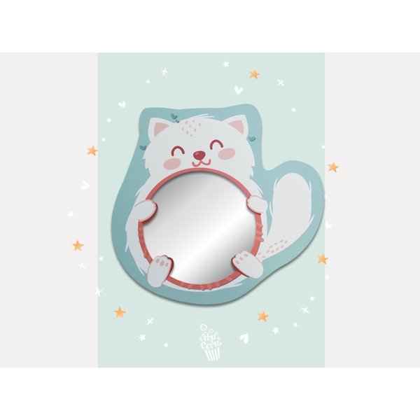 Stensko ogledalo ø 20 cm Kitty – Mioli Decor-image-2