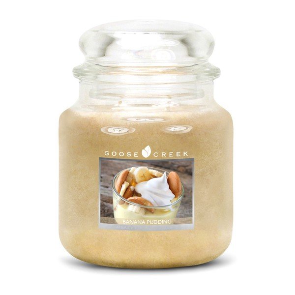 Dišeča sveča Goose Creek Banana Pudding, čas gorenja 75 ur