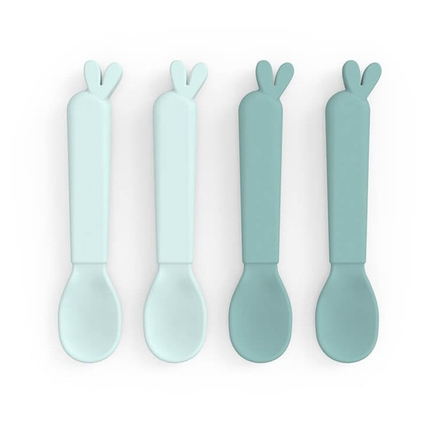 Moder plastični otroški jedilni pribor 4 kos Lalee - Done by Deer-image-1