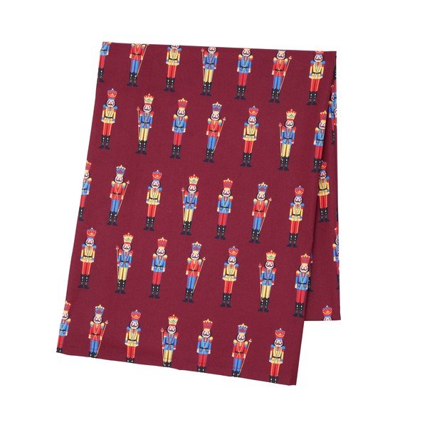 Bombažen namizni prt z božičnim motivom 178x137 cm Christmas Nutcracker – Catherine Lansfield