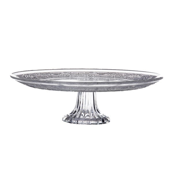 Stekleno stojalo za torte Unimasa Romance, ⌀ 22,5 cm