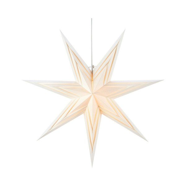 Bela viseča božična svetlobna dekoracija ø 70 cm Sombra – Markslöjd