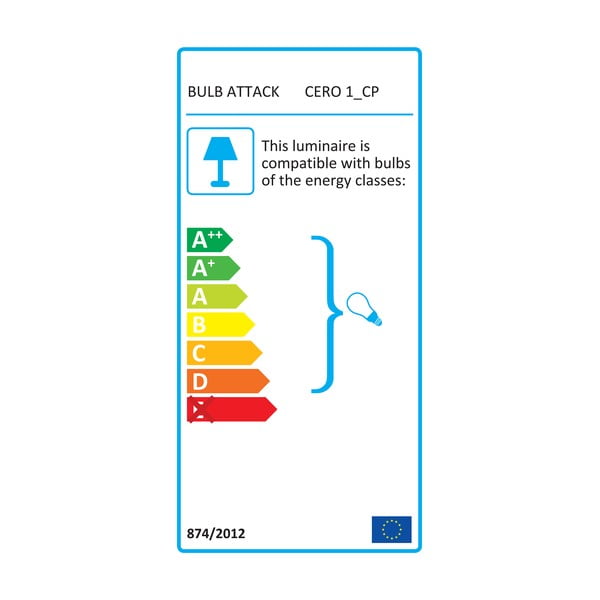 Črna stropna svetilka Bulb Attack Cero-image-3