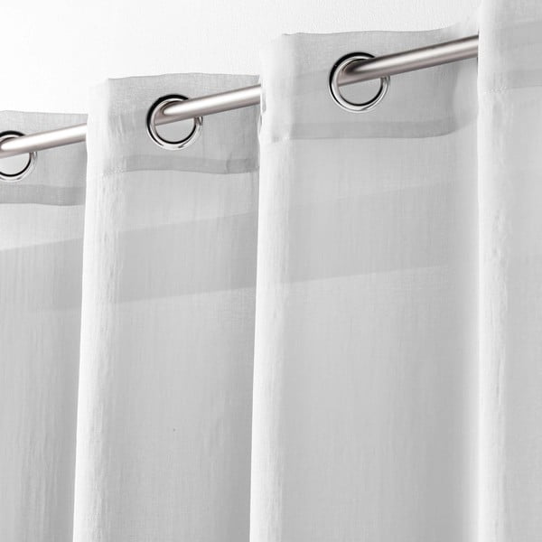 Siva prosojna zavesa 140x280 cm Telma – douceur d'intérieur-image-1