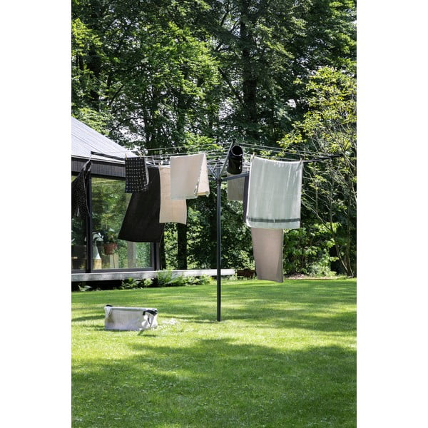 Antracitno sivo vrtno stojalo za sušenje perila 50 m Topspinner – Brabantia-image-1