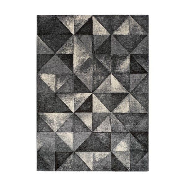 Siva preproga Universal Delta Triangle, 67 x 125 cm