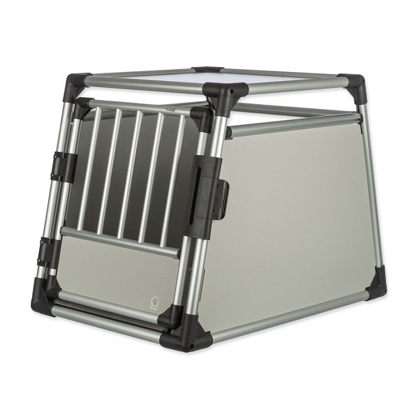 Boks za hišne ljubljenčke v srebrni barvi 65x63 cm Trixie M-L – Plaček Pet Products