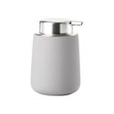 Svetlo siv porcelanast dozirnik za milo 250 ml Nova – Zone