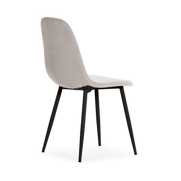 Kremno beli oblazinjeni jedilni stoli v kompletu 4 ks Minka – Marckeric-image-3