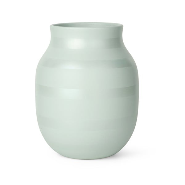 Svetlo zelena keramična vaza ø 16 cm Omaggio - Kähler Design