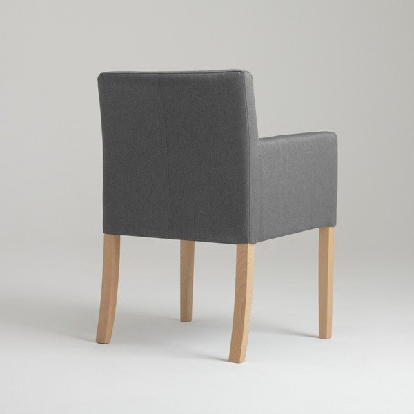 Jekleni sivi fotelj Custom Form Wilton-image-3