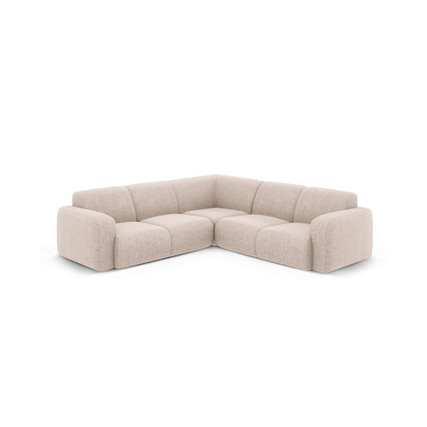 Bež kotna sedežna garnitura (s kotom po izbiri/v obliki črke L) Molino – Micadoni Home-image-1