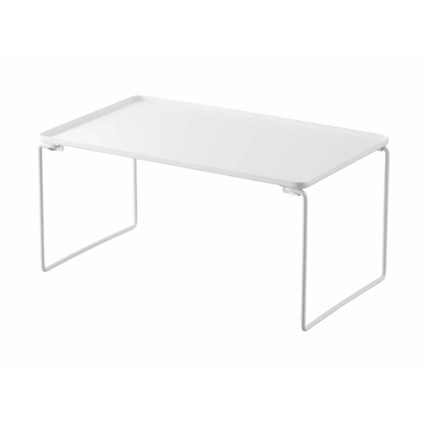 Bela kovinska dodatna kuhinjska polica 41x19 cm Tower – YAMAZAKI