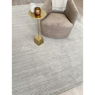 Kremno bela volnena preproga 120x180 cm Calisia M Ribs – Agnella