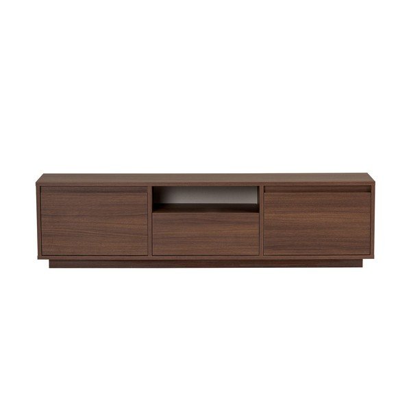 TV omarica v orehovem dekorju v temni naravni barvi 160x42x30 cm Sentinel – Kalune Design-image-4