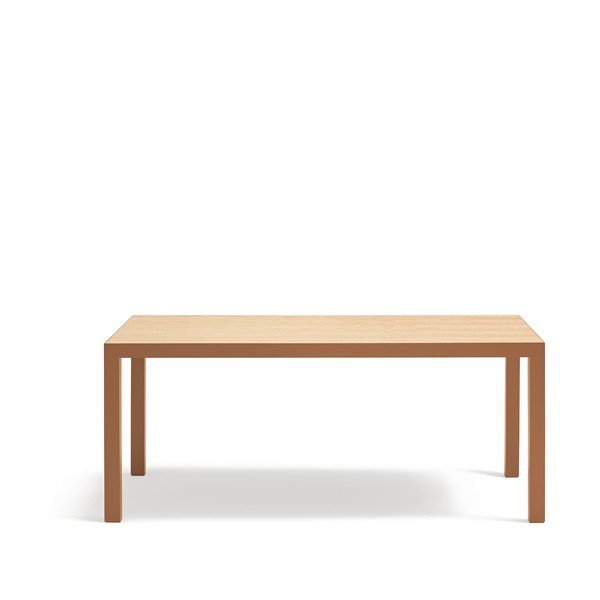 Jedilna miza s hrastovo mizno ploščo 75x180 cm Alma – Teulat