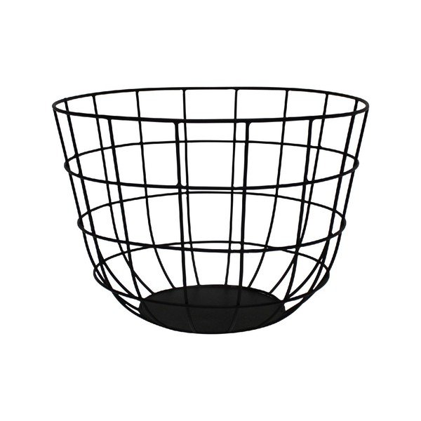 Kovinska košara Netz Black, 20 cm