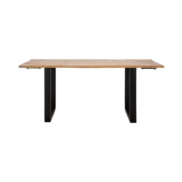 Raztegljiva jedilna miza z dodatno ploščo z mizno ploščo iz mangovega lesa 90x180 cm Edge – Mauro Ferretti