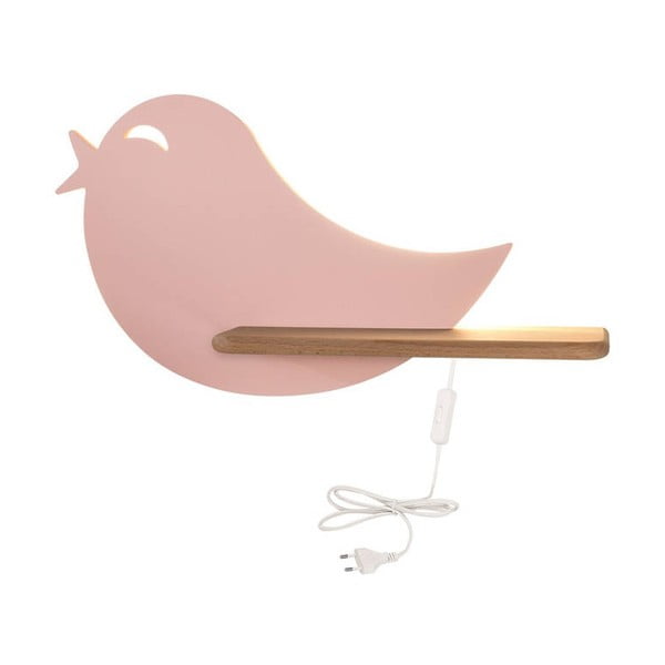Rožnata otroška svetilka Bird – Candellux Lighting