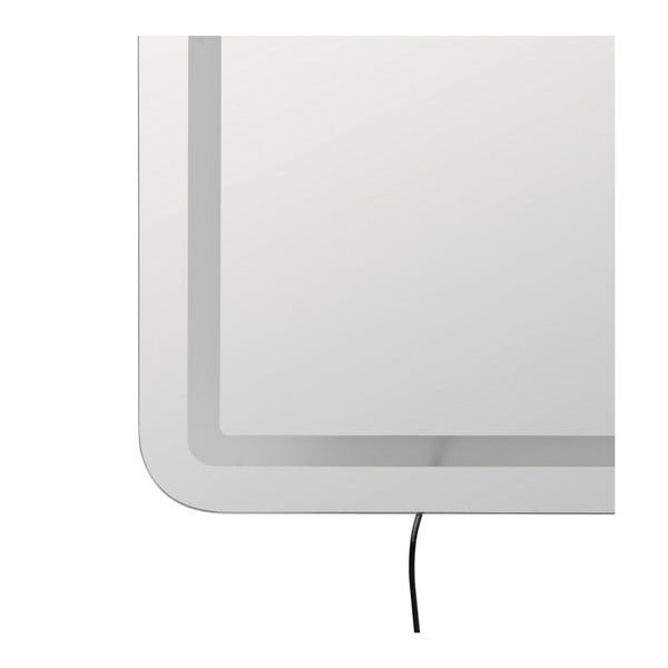 Stensko ogledalo z lučjo 60x80 cm – Ixia-image-3