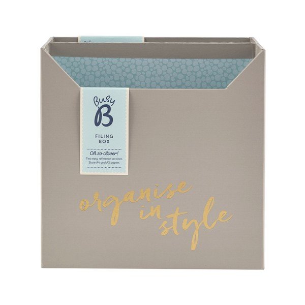 Sivi organizator pisalne mize Busy B Filing Box-image-2