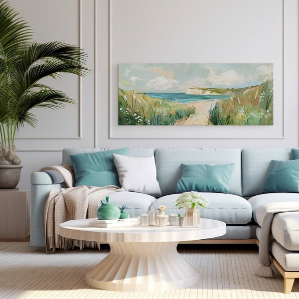 Slika 60x150 cm Gouache Sea – Styler-image-2