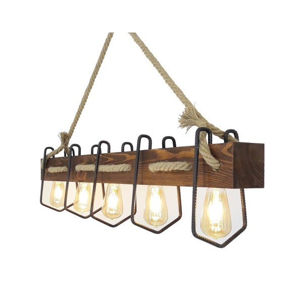 Viseča svetilka iz borovega lesa Jason-image-2