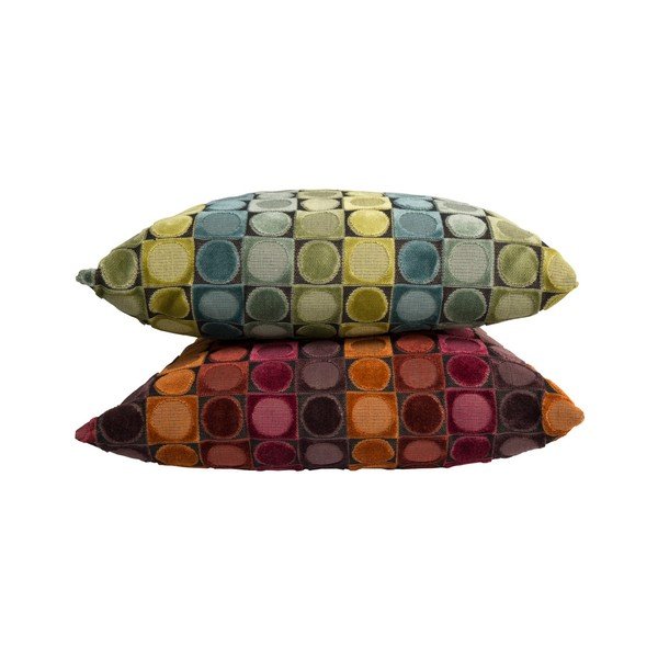 Zeleno-moder okrasni vzglavnik Dutchbone Ottava , 45 x 45 cm-image-3